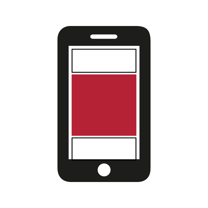 Online Ad Format auf dem Mobile