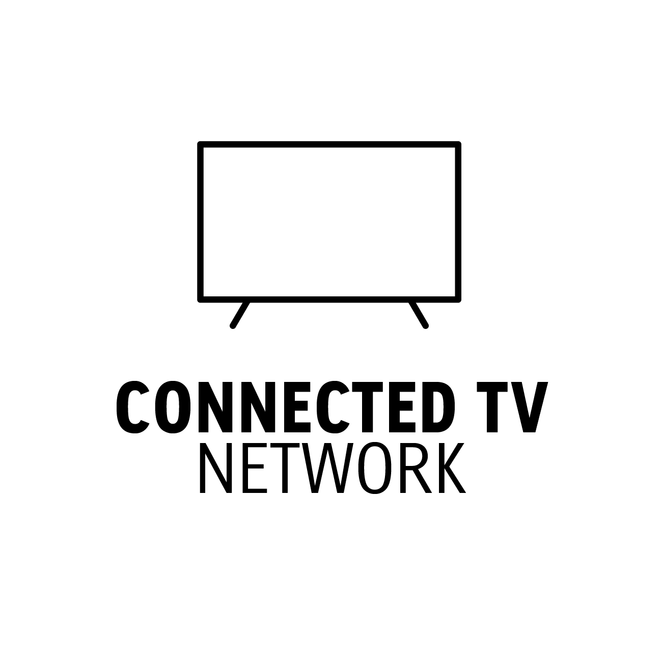 ConnectedTV_Network_LineBlack Logo Connected TV Network