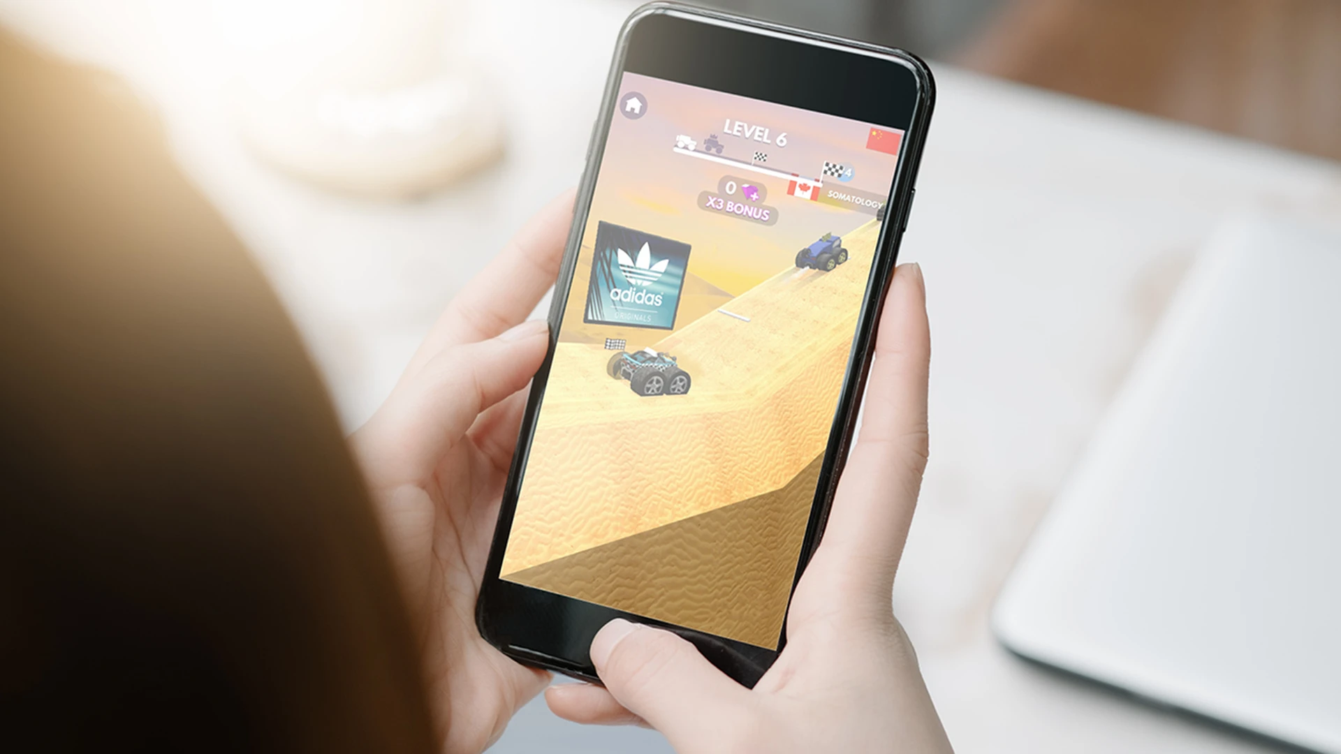 Mobile with Gaming Ad