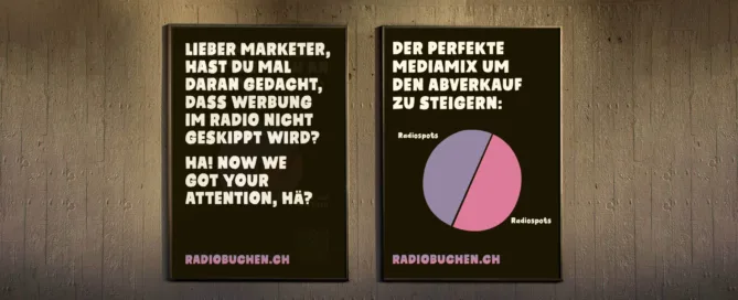2 OOH-Inserate zu Radiobuchen.ch