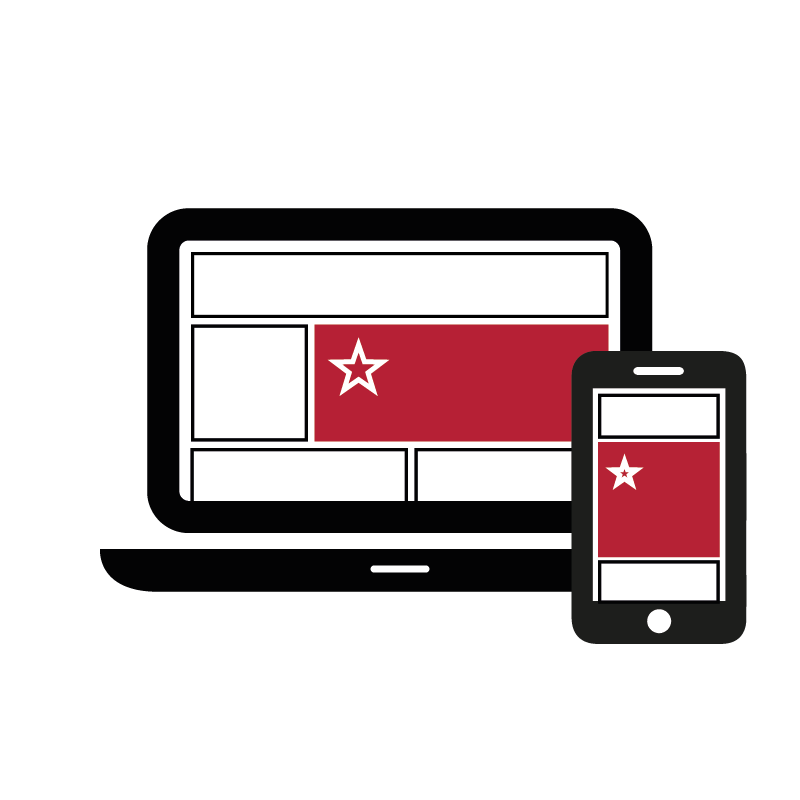 Icône de l’annonce Display Native pour ordinateur et mobile