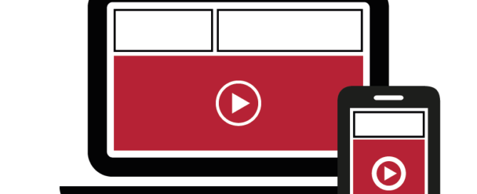 Icon von Outstream Ad für Desktop und Mobile