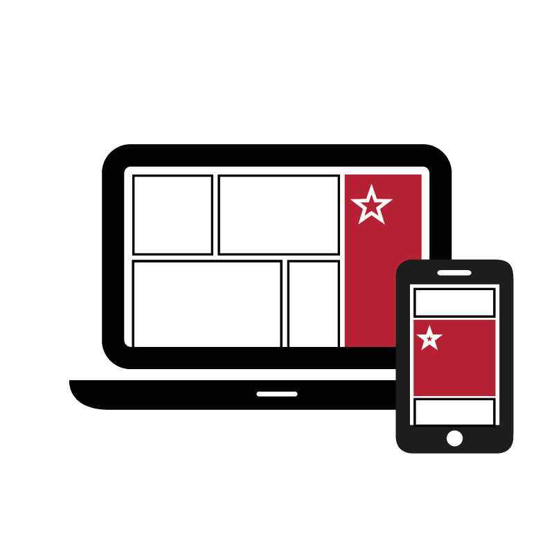 Icône de l’annonce Rich Media pour ordinateur et mobile