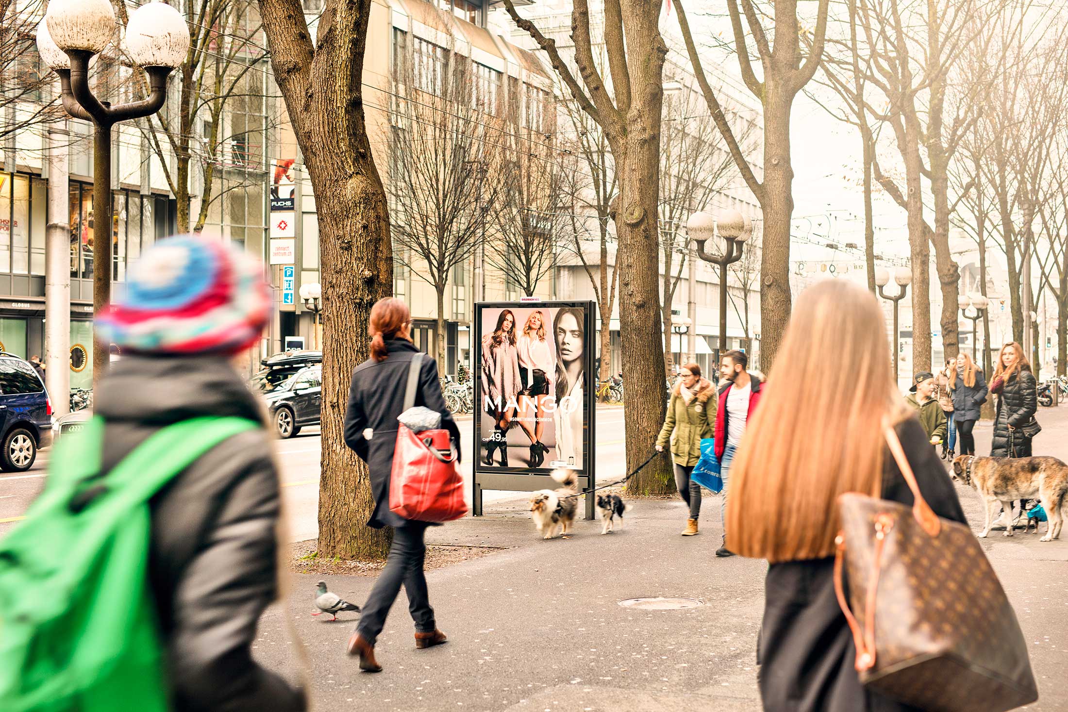 Poster site in Lucerne on Pilatusstrasse