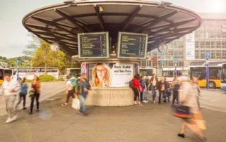 Lucerne train station advertising space