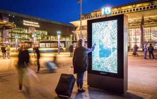 Lucerne train station advertising space