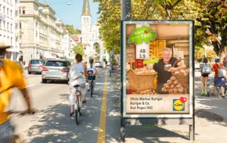Roadside advertising space