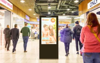DOOH screen al POS
