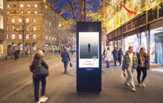 Digital screen Bahnhofstrasse