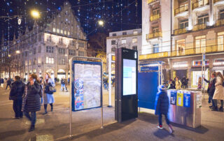Digital screen Bahnhofstrasse