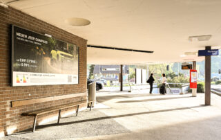 Advertising space at the station