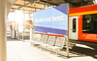 Advertising space at station